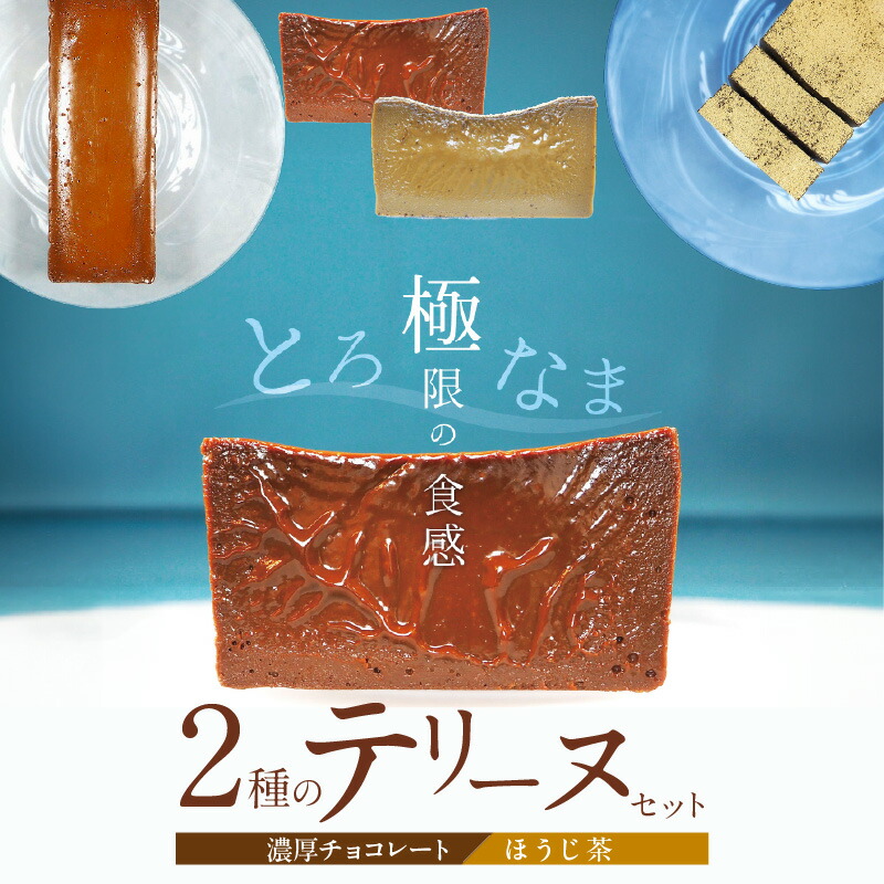 【ふるさと納税】（約２００g） 濃厚 チョコレート ほうじ茶 2種 テリーヌ セット グルテンフリー 保存料不使用 ホワイトチョコ スイーツ デザート おやつ なめらか 冷凍 国産 専門店 人気 安心 安全 フレンチシェフ 愛知県 碧南市 お取り寄せ お取り寄せスイーツ 送料無料