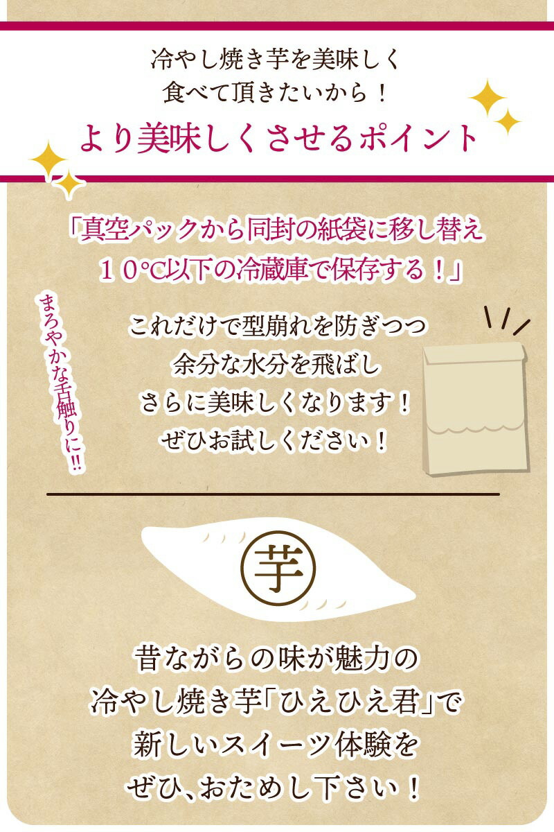 市場 ふるさと納税 焼き芋 蜜たっぷり ひえひえ君 冷やし焼き芋