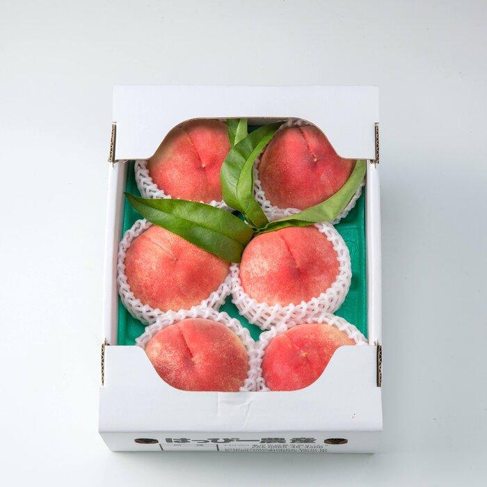 【ふるさと納税】【2025年6月受付開始】はっぴー農産の桃(あかつき)約2kg箱(6玉) | 桃 もも フルーツ 果物 くだもの 食品 人気 おすすめ 送料無料