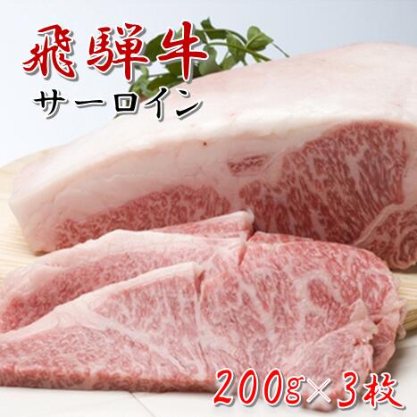 【ふるさと納税】飛騨牛サーロインステーキ ｜ 飛騨牛 サーロイン サーロインステーキ ステーキ用 3枚 600g 肉の小川 飛騨牛一頭買い 一頭買い 牛肉 霜降り 愛知 岐阜 尾張 名古屋