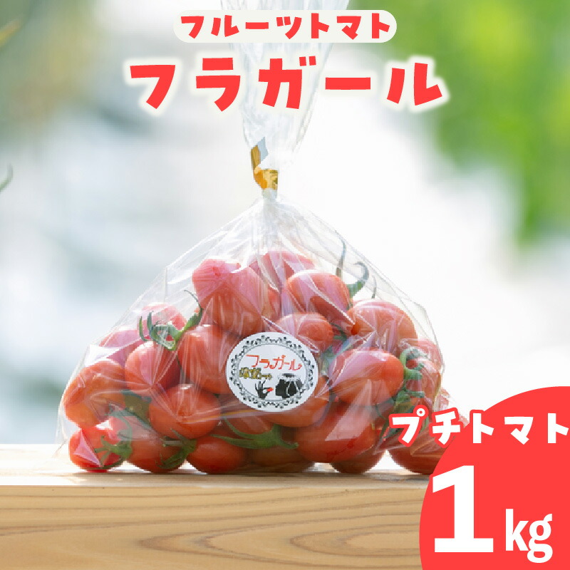 【ふるさと納税】フルーツトマト フラガール プチトマト 【１kg】 よこた農園 野菜 トマト 新鮮野菜 太陽の恵み トマト料理 愛知県産 お取り寄せ グルメ 送料無料