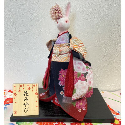 楽天市場】オルゴール プレゼント うさぎ回転オルゴールドール和み舎