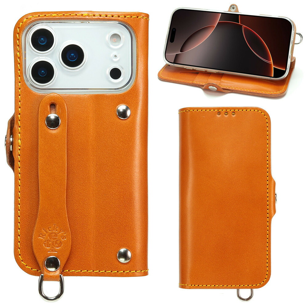【ふるさと納税】EFGS iPhone 17Pro 万覚え帳型 容れもの 栃木駱駝 【左車のドア】 TPU 照明ランプ 歌留多入れ 三尺帯付き添い人 栃木なめし革 本革 リッキーズ