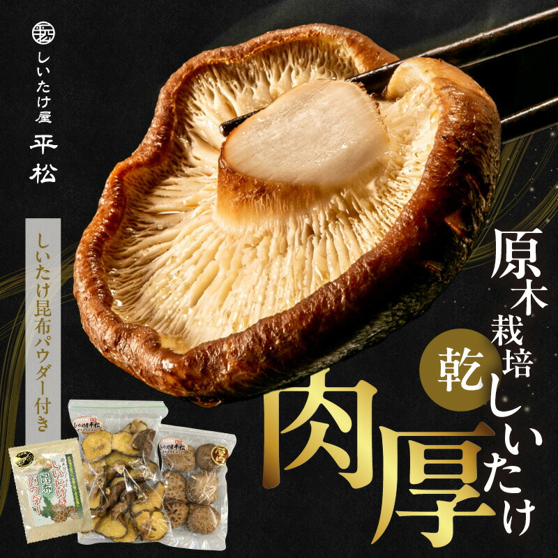 【ふるさと納税】愛知県 知多市産 原木乾椎茸 しいたけ昆布パウダー付【どんこ】 200g 肉厚 しいたけ 秋 旬 秋の味覚 香信しいたけ どんこしいたけ 原木露地栽培 無農薬 栽培 平松 干ししいたけ 昆布パウダー 旨味たっぷり 乾物 贈答品 希少 特産品 送料無料