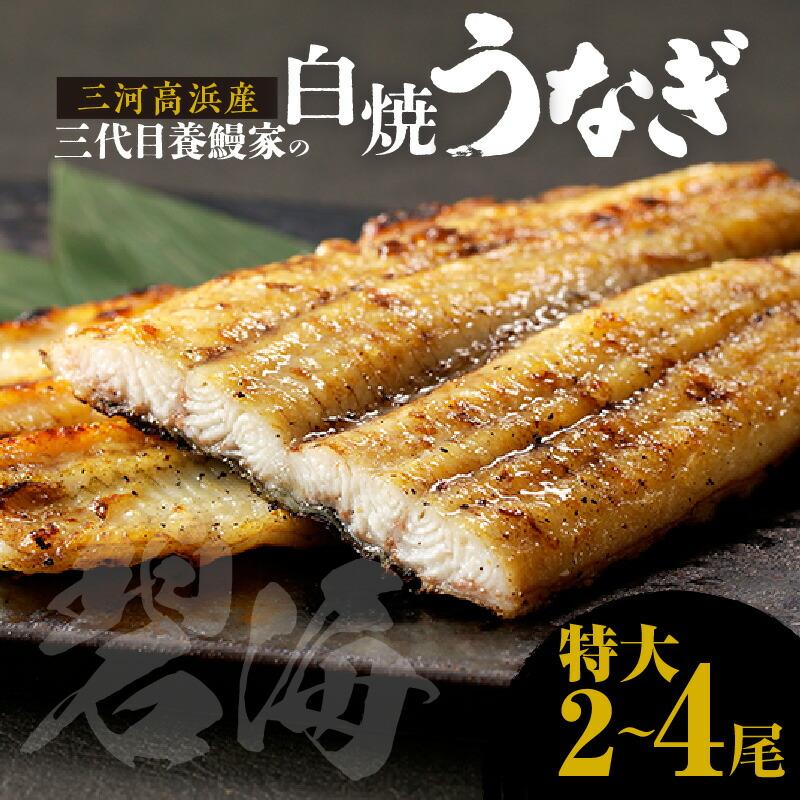 【ふるさと納税】【父の日対応】＼レビューキャンペーン対象／三河高浜産三代目 養鰻家 の白焼きうなぎ【 特大 】【選べる尾数】 タレ付 マツコの知らない世界 秋 旬 愛知県産 白焼き 特大うなぎ 国産 うなぎ 養殖 肉厚 お祝い 丑の日 鰻 国産鰻 食べ物 高級 魚介類 送料無料