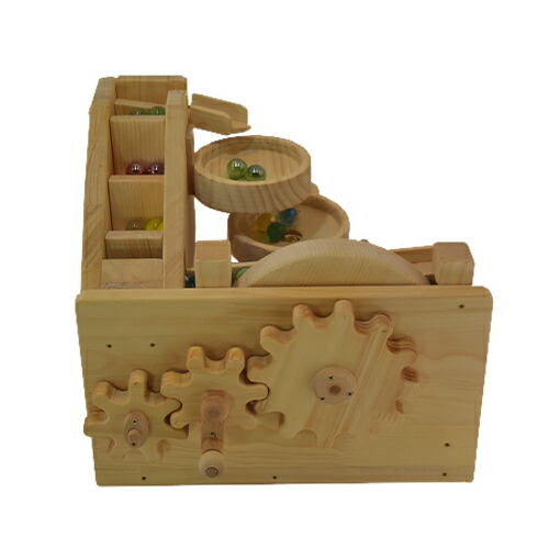 楽天市場 ふるさと納税 手作り木のおもちゃ ビー玉からくり 3連トルネード 玩具 おもちゃ 愛知県日進市