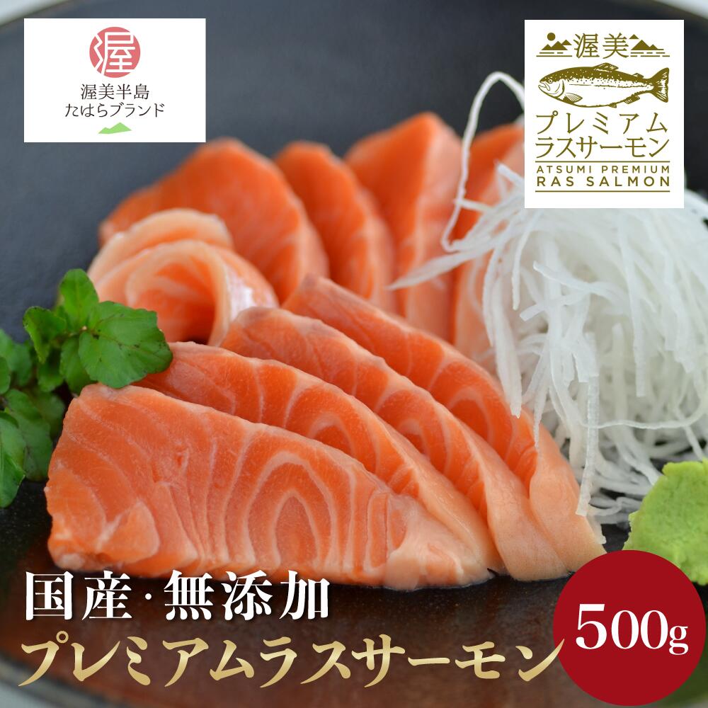 【ふるさと納税】渥美プレミアムラスサーモン 刺身用 柵 刺身 サーモン 海鮮 生食用 カルパッチョ 陸上養殖 魚 食品 お取り寄せ お取り寄せグルメ おつまみ 家飲み 送料無料 産地直送