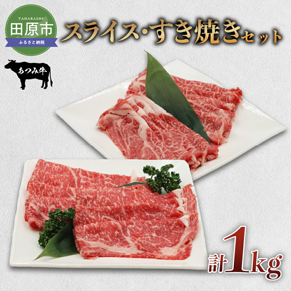 【ふるさと納税】あつみ牛 スライスすき焼き セット 牛ロース スライス 500g すき焼き用 500g 牛肉 ビーフ しゃぶしゃぶ ロース お取り寄せ 牛 特産 ご当地 グルメ 国産 霜降り ふるさと納税 肉 冷凍 贅沢 和食 洋食 祝 田原市 送料無料