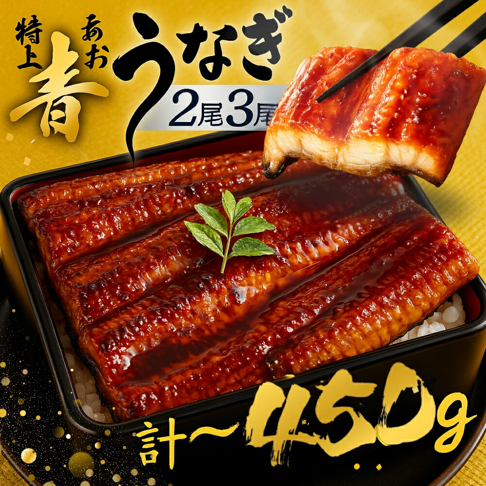 【ふるさと納税】父の日 指定日 可  幻の青 うなぎ 2尾 3尾 高評価【☆4.66】 蒲焼 発送時期が選べる 2尾 3尾 300g ~ 450g  厳選 青鰻 鰻 蒲焼き 最高級 長蒲焼 特大 土用の丑の日 母の日  丑の日 指定日 うなぎ 冷凍 丑の日 惣菜 unagi ランキング 1位 送料無料 ギフト