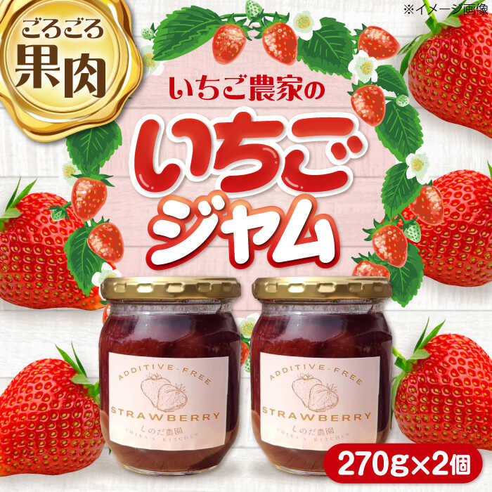 【ふるさと納税】いちご農家の手作り いちご ジャム 苺 フルーツ 甘い 愛西市 / しのだ農園[AECE003]