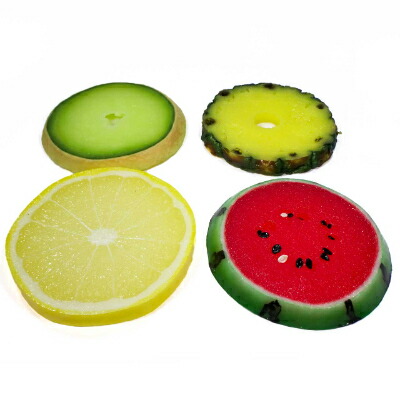 68 Off フルーツコースター Lサイズ 4枚セット 1oficioverde Com Br