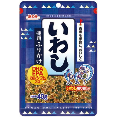【ふるさと納税】浜乙女 徳用ふりかけ いわし 40g (10個セット)【1629569】