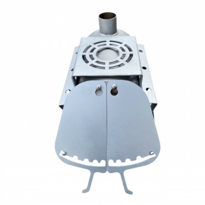 【ふるさと納税】『燃焼させる炉の鈴木実業』 薪暖房器 D-51ロクマル 色:しろがね色【1550312】