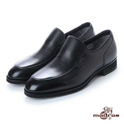 【ふるさと納税】madras Walk(マドラスウォーク)の紳士靴 MW5642S ブラック 24.5cm【1342967】