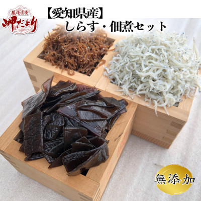 【ふるさと納税】 しらす 佃煮セット しらす 佃煮 シラス ちりめん じゃこ 海産物 魚介類 岬だより 人気 おすすめ ギフト 贈り物 愛知県 南知多町 特産品 ご飯 お供 お取り寄せ 小分け 釜揚げ 生炊き 贅沢 ご当地