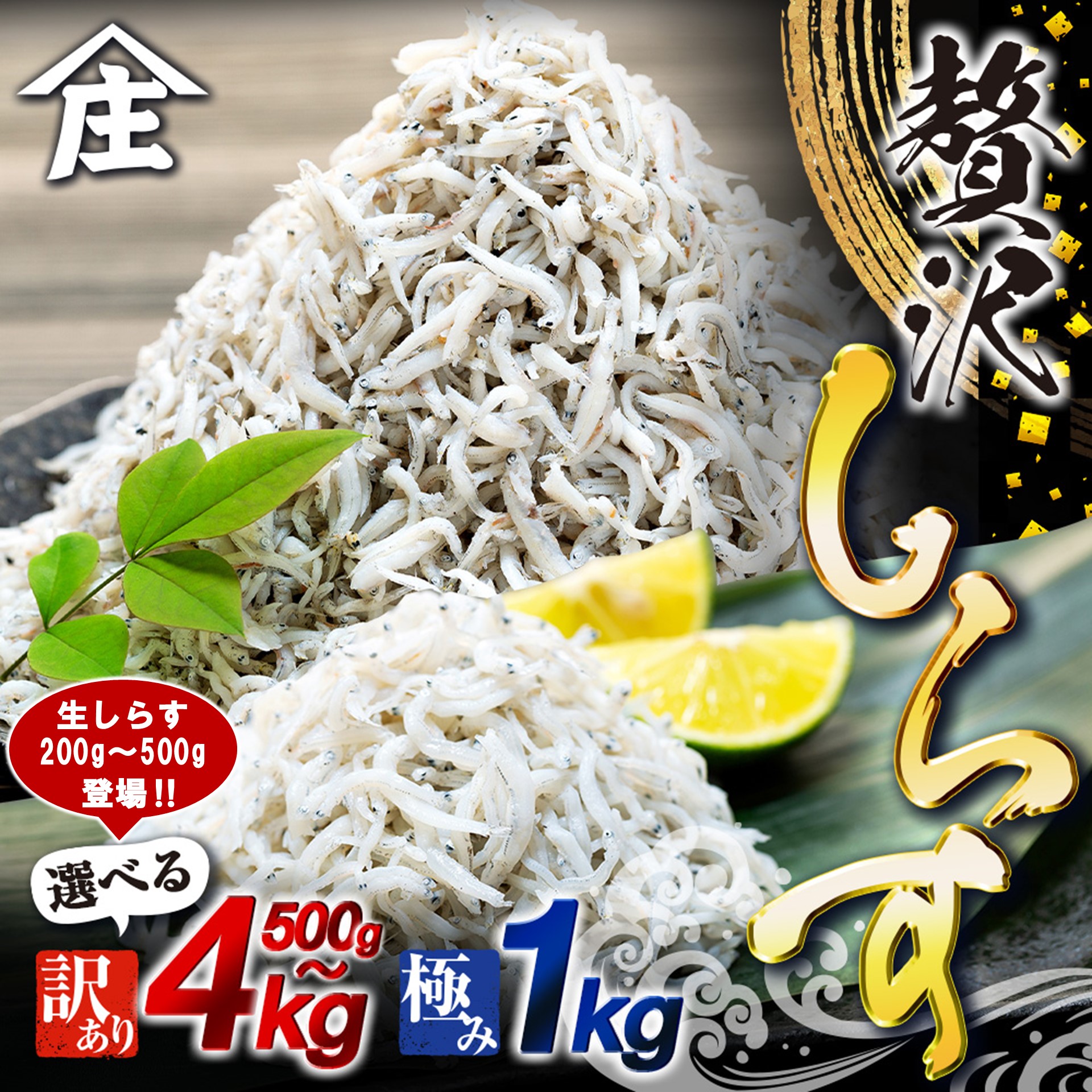 【ふるさと納税】 【種類・量が選べる】しらす 200g - 4kg 訳あり しらす干し 生しらす 減塩 極み 山庄 師崎( ふるさと納税しらす ふるさと納税 ちりめん ふるさと納税 魚 ふるさと納税 南知多 工場直送 ) 愛知県 南知多町