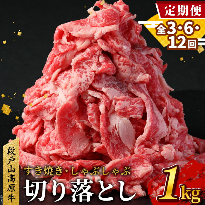 【ふるさと納税】〈選べる回数!定期便〉 国産牛 切り落とし 1パック200g 小分け 段戸山高原牛 幻の牛 国産 牛肉 牛 スライス 地域 限定 小分け 大満足 赤身 肉 数量限定 肉 牛肉切り落とし 牛切り落とし -230|愛知県設楽町