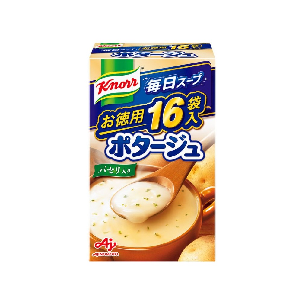 【ふるさと納税】「クノール・・ 毎日スープ・・」ポタージュ 16袋入×3箱【味の素 AJINOMOTO クノール 粉末 スープ 野菜 じゃがいも にんじん たまねぎ 三重県 四日市市 四日市 四日市市ふるさと納税】 9,490円