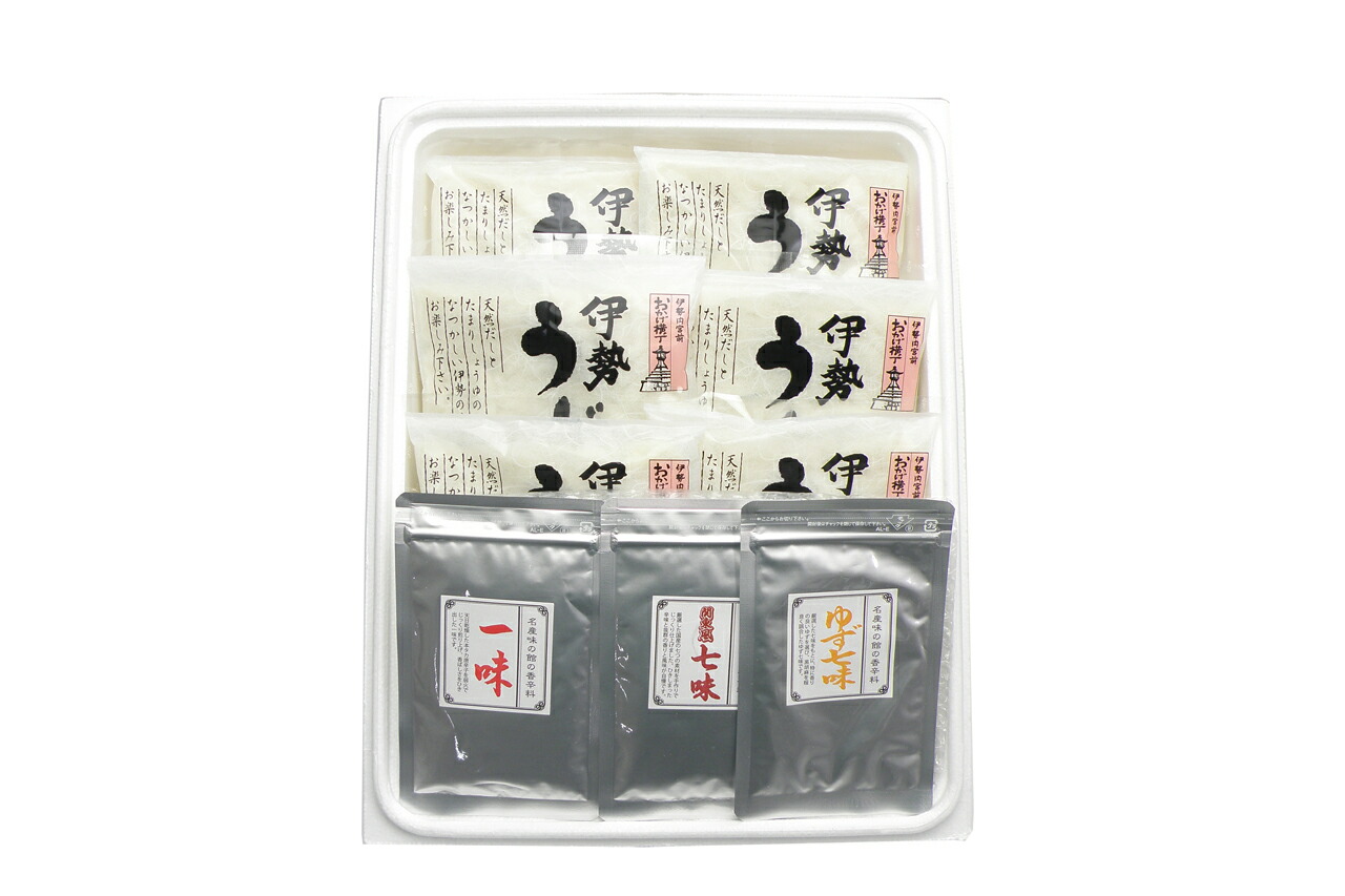 Sale 66 Off 1054 おかげ横丁の伊勢うどん 6食箱入り 薬味セット Fucoa Cl