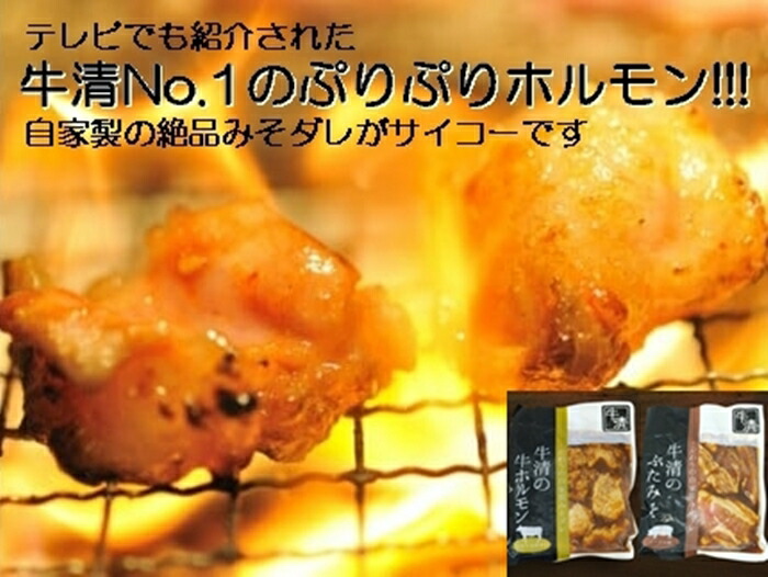 【ふるさと納税】1504　自家製 みそダレ Aセット　　牛 ホルモン 200ｇ×１ 豚肉×１/ 黒毛和牛ホルモン 牛清 バーベキュー BBQ キャンプ 牛肉 ぶた肉 特製 味噌漬 味付 大人気 伊勢志摩 三重県 伊勢市