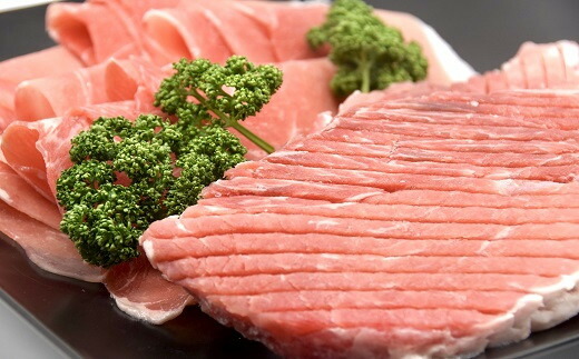 【ふるさと納税】松阪豚シンタマ食べ比べセット シンタマステーキ(500g)シンタマしゃぶしゃぶ(500g)豚しゃぶ 豚シャブ 豚しゃぶ肉 豚しゃぶしゃぶ肉 豚テキ 豚ステーキ トンテキ 冷凍【YCまつぶた PIG STORY】|三重県松阪市