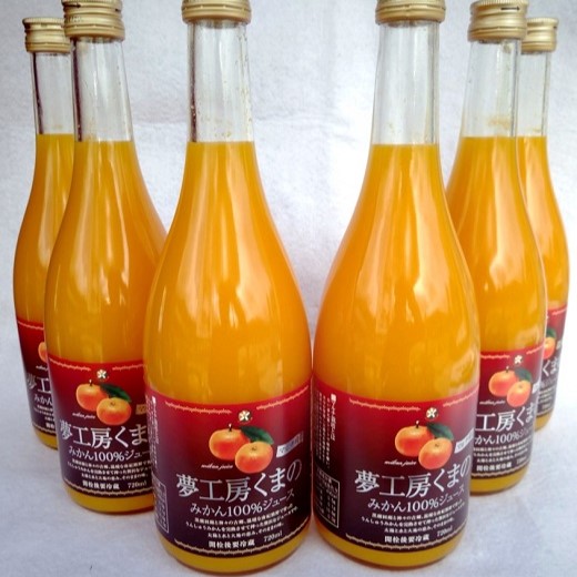 【ふるさと納税】 みかんジュース 糖度12度以上【マルチ栽培みかんストレートジュース12本】720ml&times;12本 段ボール箱｜三重県熊野市