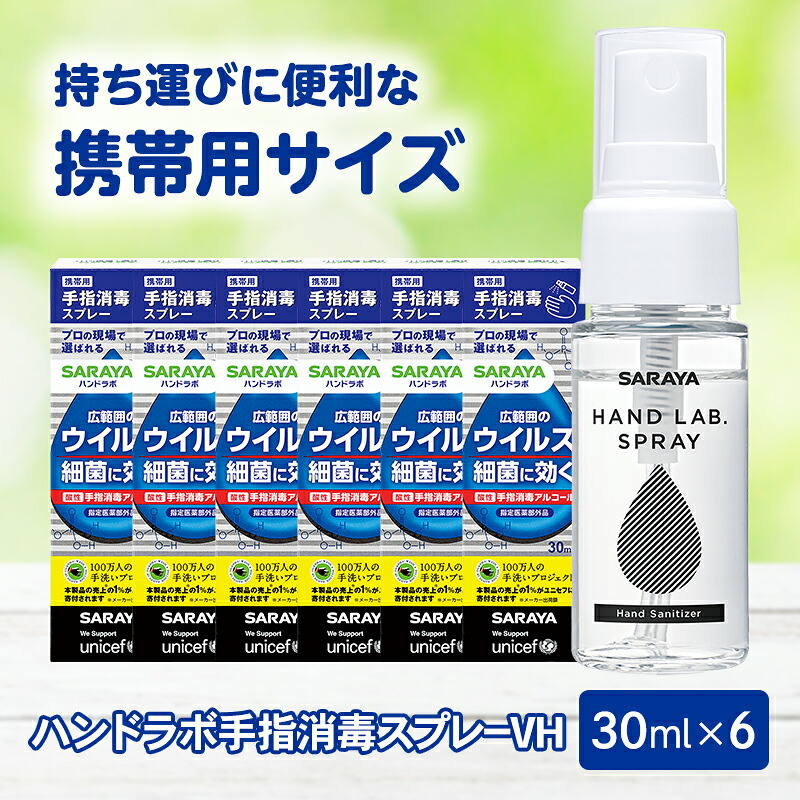 【ふるさと納税】御手手科学研究所手指防疫吹きつけるVH３０竓×６