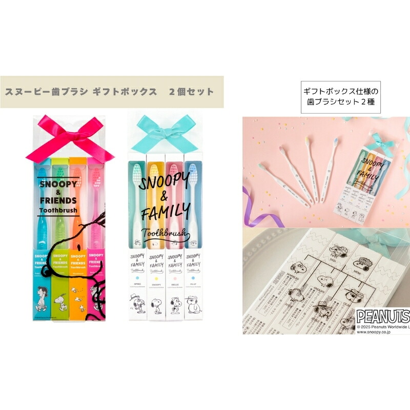【ふるさと納税】 スヌーピー歯ブラシ ギフトボックス 2個セット｜三重県伊賀市