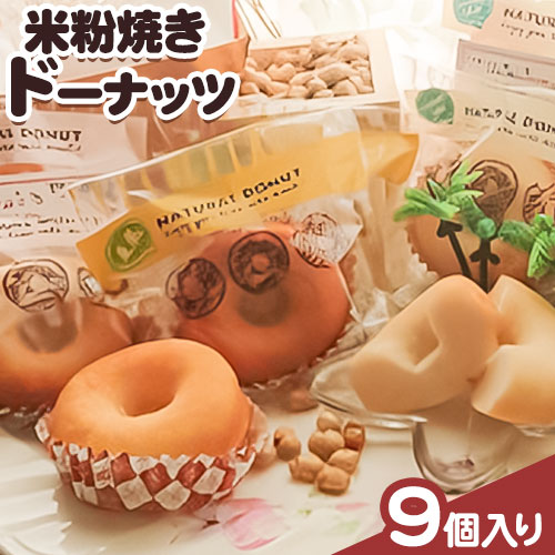 【ふるさと納税】ドーナツ 米粉焼き ドーナッツ 9個入 (株)K.D.Farm《30日以内に出荷予定(土日祝除く)》お菓子 米粉 焼きドーナツ プレーン 豆乳 ココナッツミルク 三重県 東員町 ギフト 詰め合わせ デザート 8大アレルゲン不使用 スイーツ 国産 グルテンフリー ビーガン