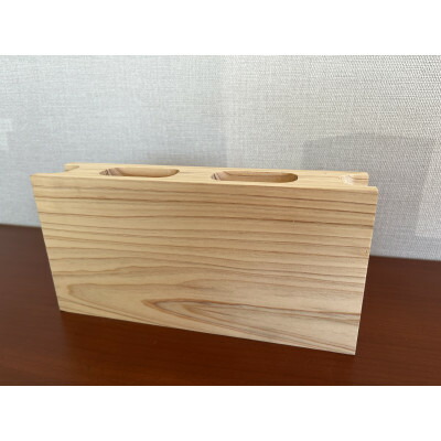 【ふるさと納税】木製立ちはだかる「ぶろっ木」《穴突きとおる遣りかた》【1374481】