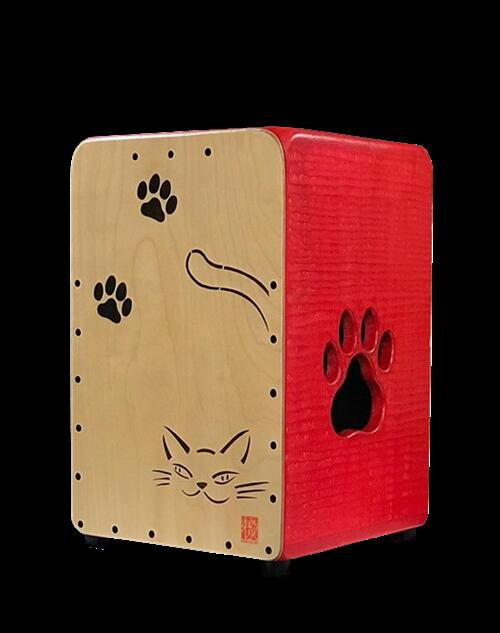 【ふるさと納税】カホン ねこカホン プロフェッショナルモデル N-11 スタンダードサイズ 三重県産 ひのき製/KOSHIKARI ふるさと納税 楽器 大紀ブランド 三重県 大紀町