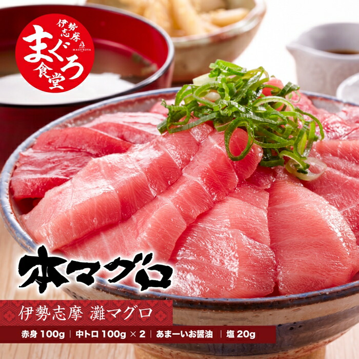 【ふるさと納税】 本まぐろ 赤身 中トロ 詰め合わせ 2～3人前 冷凍 マグロ 鮪 さしみ お刺身 刺し身 海鮮 魚介 定番 海鮮丼 寿司 伊勢志摩 まぐろ食堂  本鮪 専門店 お刺身専用 甘口醤油 粗びき塩 三重県 伊勢 志摩 南伊勢町 14000円 15000円以下