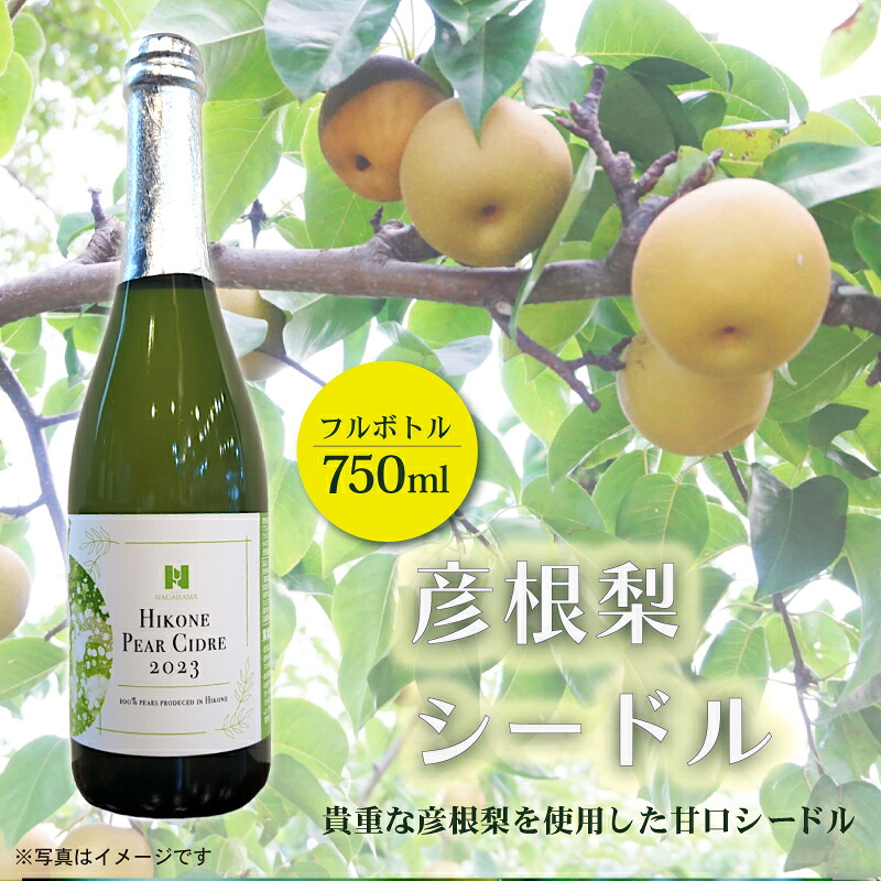 【ふるさと納税】 彦根梨シードル フルボトル 750ml シードル お酒 酒 アルコール ワイン 彦根梨 梨 梨ワイン 滋賀 彦根