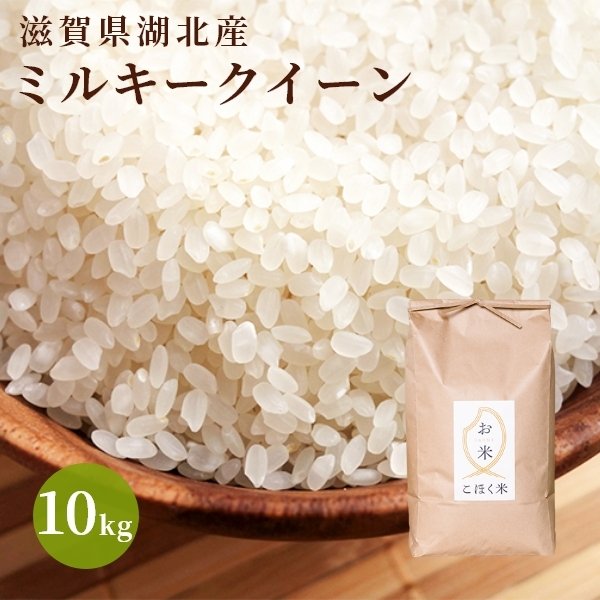 令和4年 滋賀県湖北産 湖北のミルキークイーン 10kg お米 白米 玄米 産地直送※着日指定不可※2022年9月下旬頃より順次発送予定  【SALE／67%OFF】