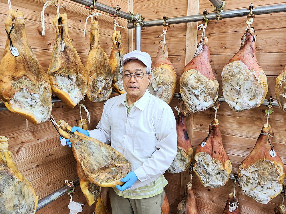 【ふるさと納税】ワークショップ 国産黒豚もも肉を使った生ハム手づくり体験(1本分)【総本家 肉のあさの】 御中元 お中元|滋賀県近江八幡市