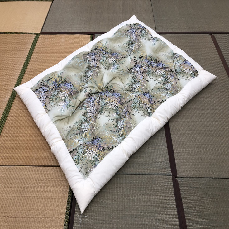 【ふるさと納税】極上純綿もめん布団「掛ふとん」（青色）掛け2枚 日本製 ふとんのワタセ 御中元 お中元｜滋賀県近江八幡市
