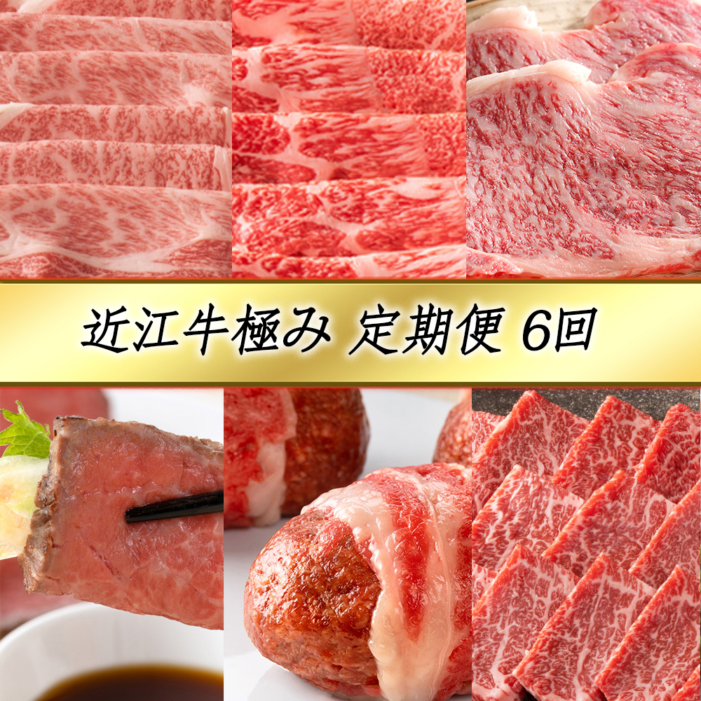 【ふるさと納税】【定期便6回】【カネ吉山本】近江牛極み定期便-禄-