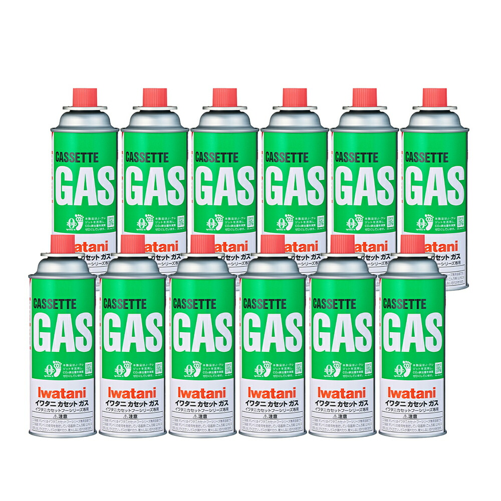 【ふるさと納税】イワタニ CO2排出量実質ゼロのカセットガス（12本入り） CB-250S-GRJ J-クレジット カーボンオフ まとめ買い カセットガス 岩谷 アウトドア キャンプ バーベキュー BBQ お鍋 防災 非常用 備蓄 燃料