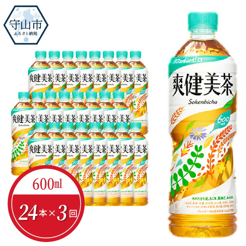 【楽天市場】【ふるさと納税】爽健美茶 PET 600ml（24本入） : 滋賀県守山市