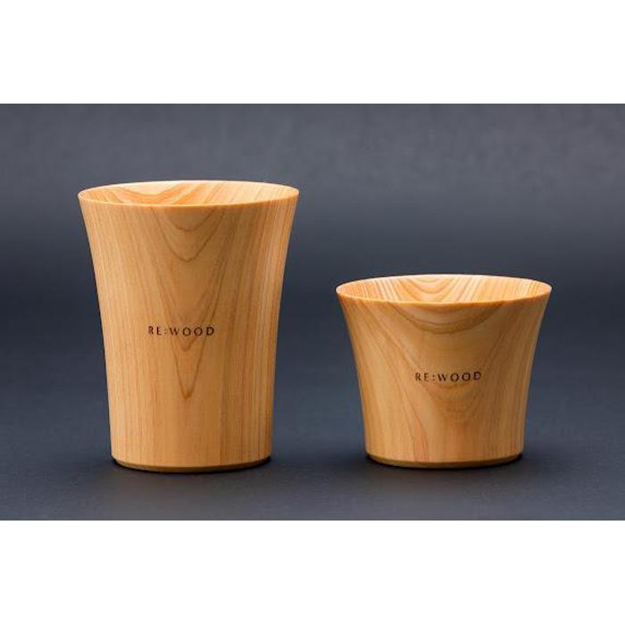 【ふるさと納税】タンプラー NUKUMORI（M）（L）2個書き割り 純一無雑材 びわ湖を育んだ滋賀県産 ヒノキ
