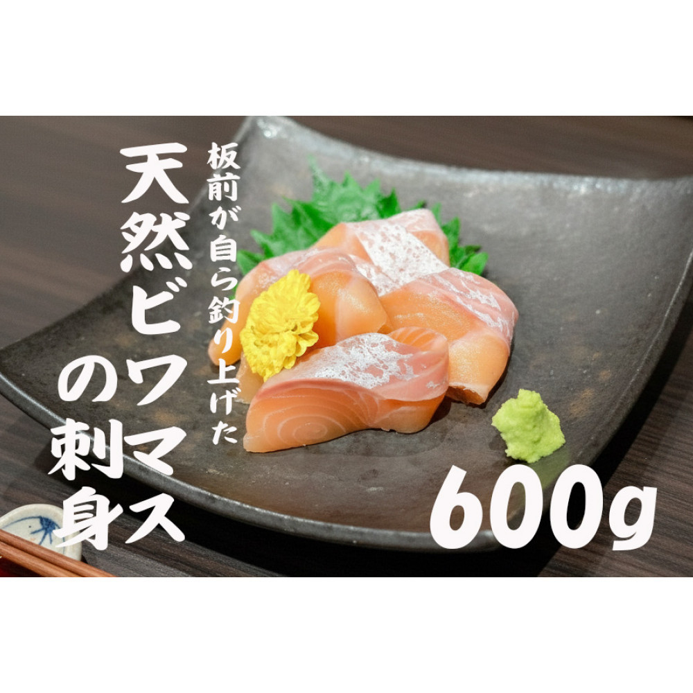 【ふるさと納税】天然ビワマスの刺身 600g | ビワマス 琵琶湖 固有種 魚 幻の天然ビワマス 高級 魚 琵琶湖八珍 刺身 ふるさと納税 滋賀 珍しい 野洲市 人気 おすすめ 送料無料