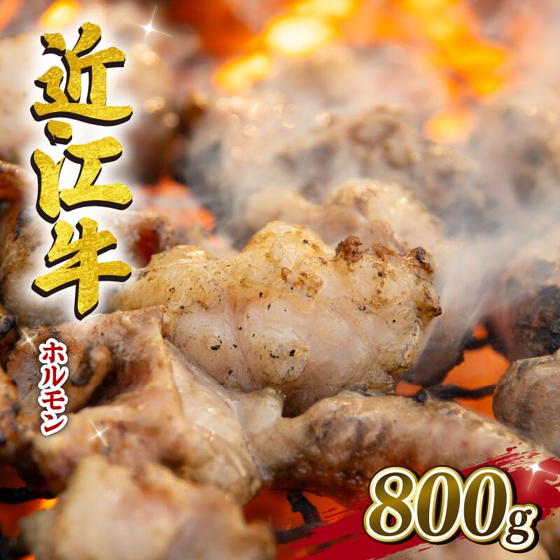 【ふるさと納税】 近江牛 ホルモン 焼肉 800g 冷凍 黒毛和牛 和牛 切落し 切り落とし 高級 小腸 大腸 マルチョウ 肉 焼き肉 セット もつ モツ鍋 新着 贈り物 ギフト 滋賀県 竜王町 岡喜 神戸牛 松阪牛 に並ぶ 日本三大和牛 スーパーセール お買い物マラソン