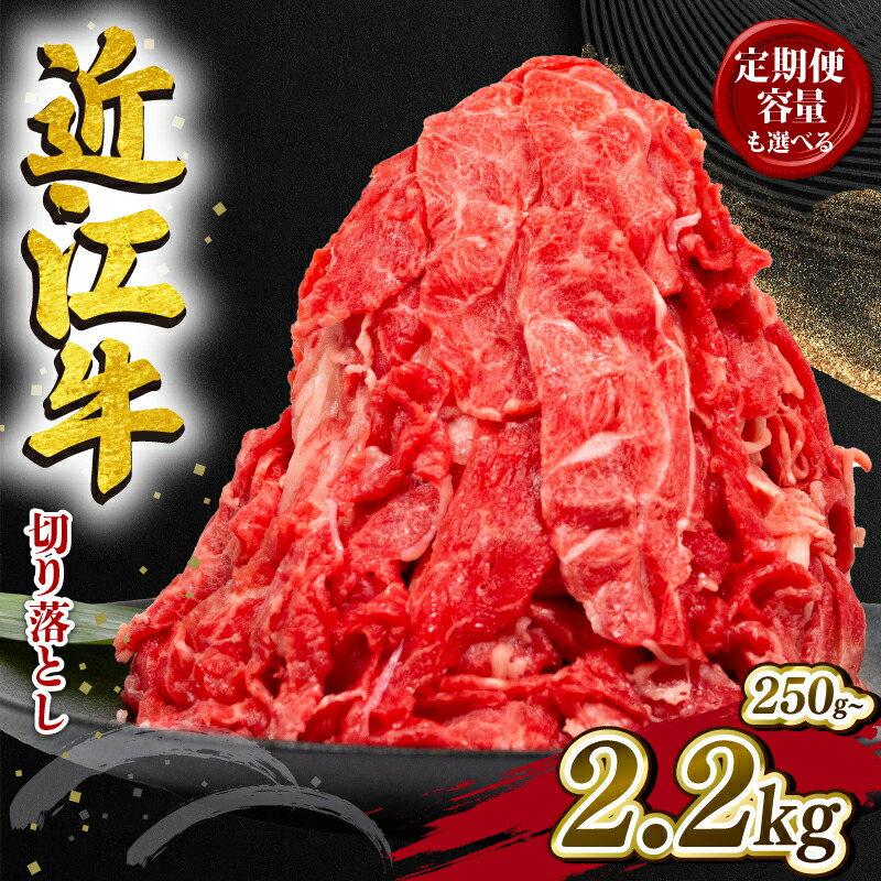 【ふるさと納税】 \選べる!!/近江牛切り落とし 2.2kg ~ 250g 定期便 3回 和牛 黒毛和牛 冷凍 ブランド牛 切り落とし 牛 肉 牛肉 お肉 小間切れ 切り落とし 切落し きりおとし 近江牛切落し 牛肉切り落とし 小分け すき焼き 牛丼 肉じゃが 精肉 ふるさと 人気 おすすめ|滋賀県竜王町