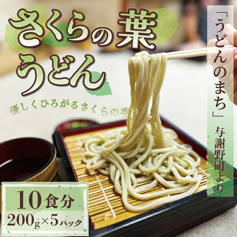 【ふるさと納税】 さくらの葉うどん 1kg 200g&times;5パック うどん 生めん 生麺 生うどん 生 麺 めん 麺類 桜 さくら お祝い 祝 内祝い お盆 正月 贈答 ギフト プレゼント 冷凍 小分け 個包装 200g 1キロ 1万円 10000円 菊水食品 与謝野 丹後 京都｜京都府 7,700円