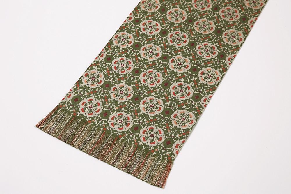 2025，限定SALE 龍村美術織物・テーブルセンター「経錦／獅子狩文錦」