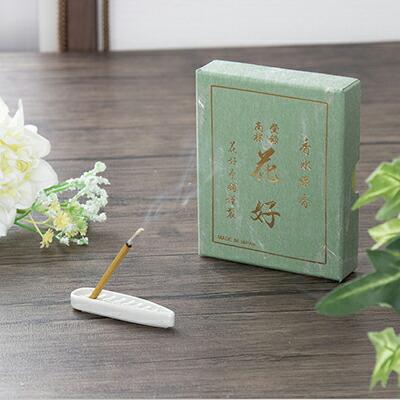 【ふるさと納税】【宇野鳳翔堂】線香 花好(36本入り×5セット 線香立て付) | お香 36本 5セット 180本 線香 仏具 老舗 京都 京都市 ギフト お祝い おすすめ おしゃれ