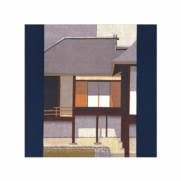 【ふるさと納税】【宮井】綿の大判ふろしき　井堂雅夫「桂離宮」 | ふろしき 風呂敷 大判 105cm幅 伝統 お寺 エコ ご当地 ギフト お祝い 内祝い 宮井 京都府 京都市