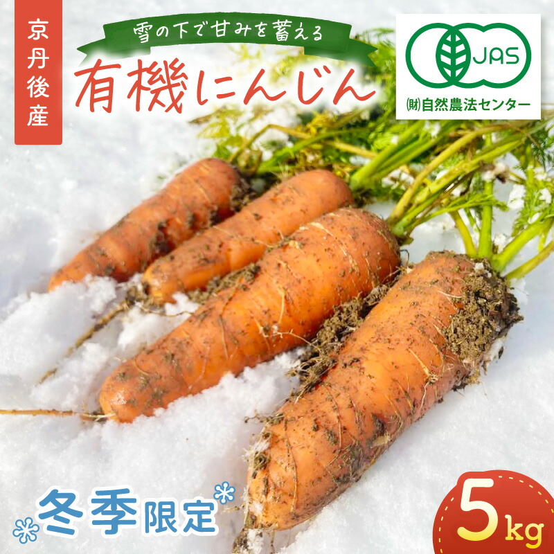 【ふるさと納税】【先行予約（2026年12月上旬～順次発送）】＜てんとうむしばたけ＞有機にんじん5kg 野菜 人参 有機野菜 産地直送 旬野菜 ふるさと納税 先行予約