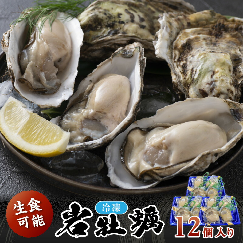 【ふるさと納税】【先行予約】京都・京丹後産 鮮度抜群!濃厚肉厚岩牡蠣(生食用)12個入り(個別包装・冷凍) 魚介 国産 肉厚 生食用 養殖牡蠣 むき身 岩牡蠣 岩ガキ 海鮮 海のミルク ふるさと 納税 牡蠣 冷凍 大粒 カキ かき 牡蛎 送料無料