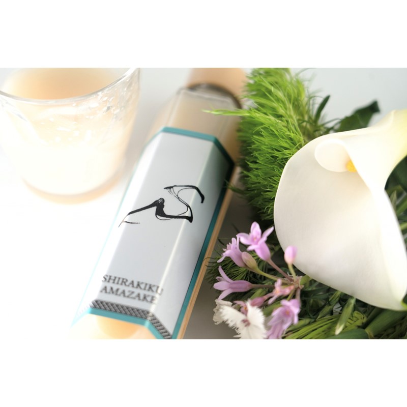 【ふるさと納税】自然由来の甘酸っぱい甘酒！SHIRAKIKU AMAZAKE　S（エス）230g1本 お酒 酒 さけ 米・跫 あま酒 自然由来 酸味 爽やか ふるさと納税 甘酒